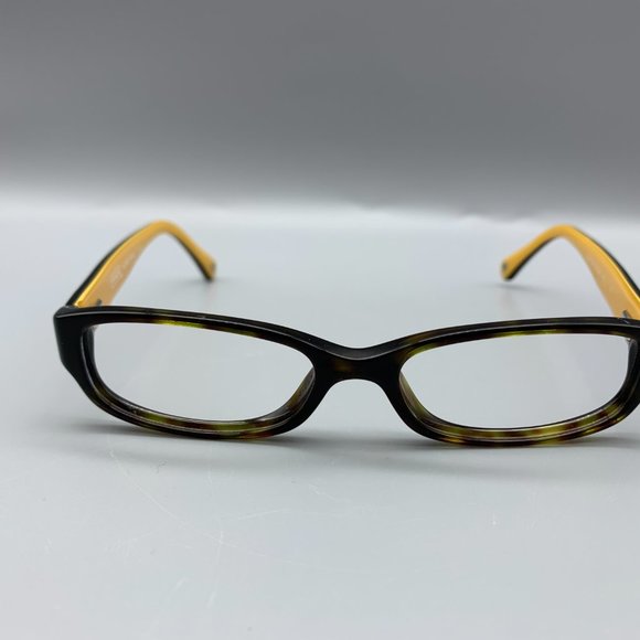 Coach HC6001 Emily Rectangle Frame Dark Tortoise Glasses - Picture 4 of 10